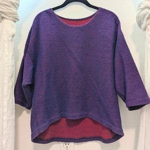 American apparel purple/red sweater